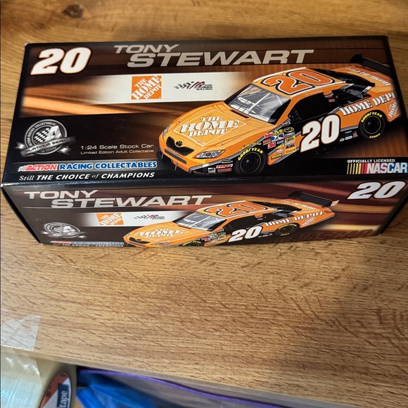 Home Depot Orange Race Car Toy - Picture 1 of 8